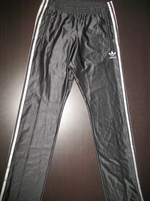 Original Adidas Superstar Chile 62 Hose Gr S M schwarz Herren Retro Vintage - Bild 1 von 4