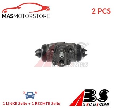 RADBREMSZYLINDER TROMMELBREMSE PAAR HINTEN ABS 73665 2PCS P NEU OE QUALITÄT
