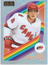 23-24 2023-24 OPC Platinum Teuvo Teravainen RETRO RAINBOW #R-15 Hurricanes