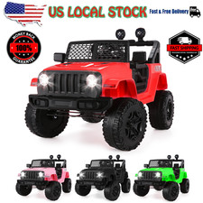 Electric Kids Ride On Car, 12V Electric Vehicle Toy Truck w/Remote Control Gift-