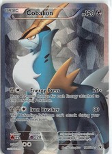 Noble Victories Ultra Rare Holo LP 100/101 Cobalion (100 Full Art)