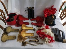 Gran Grupo Militar Militar Charreteras Cinturón Pluma Saint Cyr Kepi Oficial 19º