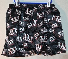 NOS Vtg 100 Silk Mens XXX LARGE Button Fly Valentines Boxers Sz Medium 34-36