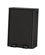 Trash Can, 2 x 8 gal 2 x 30 L Garbage Can for 2 x 8 Gallon Matte Black