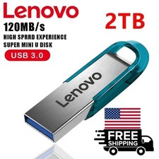 Lenovo Flash Drives 2TB Usb 3.0 Mini High Speed Metal Pendrive Stick P