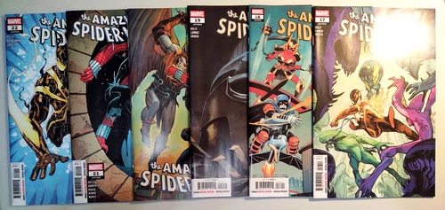 The AMAZING SPIDER-MAN #17-22 (2025-26) 1 NM vol.4 SET of 7 / 17 18 19 20 21 22