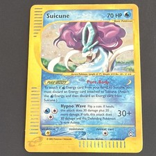 Suicune - H25/H32 Aquapolis Holo Rare - English 70 HP Pokemon Card