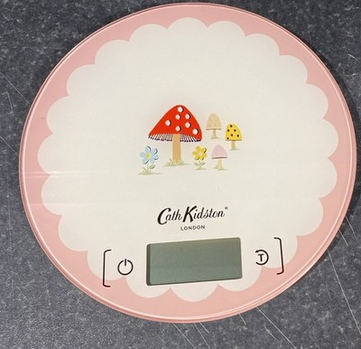 Cath Kidston Pilz Digitale Waage - Batterie enthalten - Brandneu 
