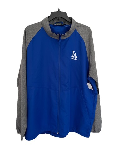 New $98 Dodgers Pullover 1/4 Windbreaker Pullover Dunbrooke Mens Large AA6 - Picture 1 of 11