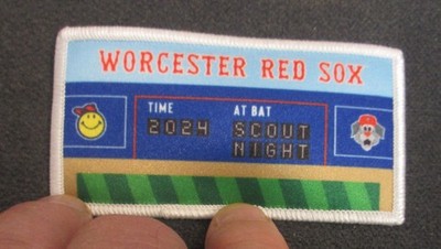 2024 WooSox (Worcester Red Sox) Scout Night Patch