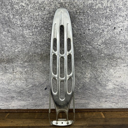 Vintage Balloon Tire Rear Cargo Rack Steel 9 Hole Silver Cruiser Fit Monark Bike