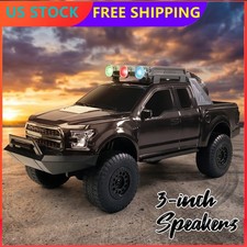 Car Truck Portable Bluetooth Speaker Rechargeable W/USB Port/FM Radio/Aux Inputs