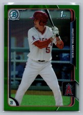 Hutton Moyer 2015 Bowman Chrome 1st Bowman Green /99 (a) #92