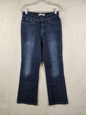 Levi's 512 Women's Perfectly Slimming Boot Cut Dark Wash Denim Jeans Size 8M