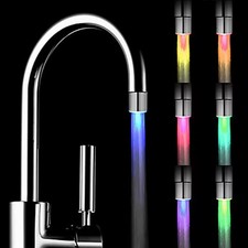 7-Color LED Faucet Light - Luminous Temperature Control Water Light