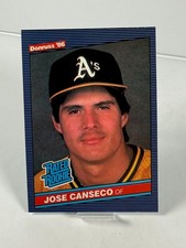1986 Donruss - Rated Rookie Jose Canseco #39 (RC)