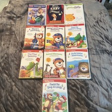 Lot 10 Baby Genius DVD Musical Counting Mozart Rhymes Sing-A-Longs Sleepytime