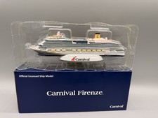 Carnival Cruise Line CARNIVAL FIRENZE Resin Cruise Ship 10" Model ITALIAN STYLE