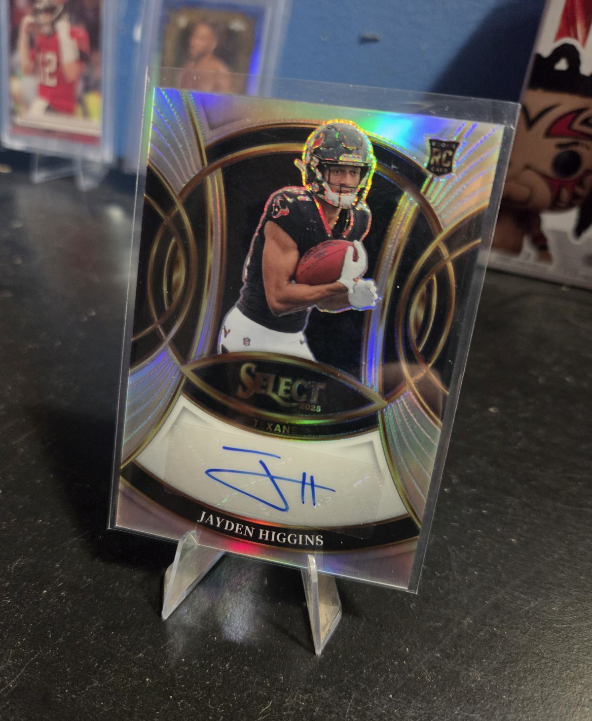 Panini 2025 Select Rookie Signatures Jayden Higgins #RSI-JHS Auto Texans