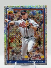2026 Topps Chipper Jones 1991 35th Anniversary Chrome #91C-12 Braves Silver Pack