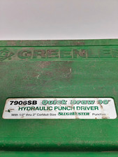 Greenlee 7906SB Quick Draw 90 Hydraulic Punch Driver bits 