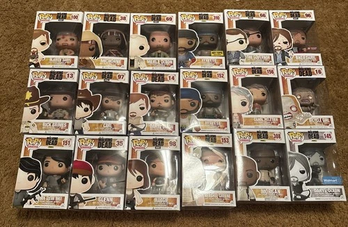 Funko Pop! Vinyl Lot The Walking Dead 18 Figures Never Opened