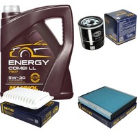 SCT Inspektionspaket 5L Mannol Energy 5W-30 FüR Toyota Auris 1.6 1.2 RAV 4 IV