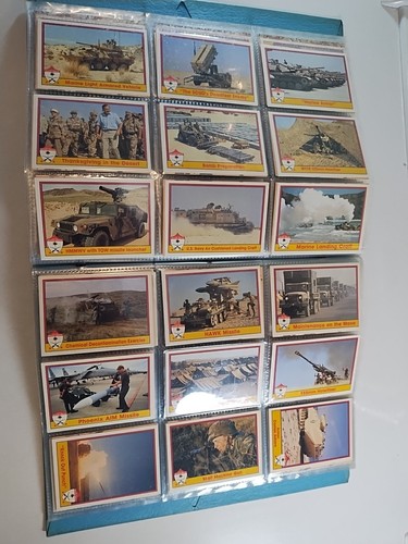 1991 Topps Desert Storm & Pacific Operation Desert Shield ~ Both Complete Sets - Picture 9 of 17