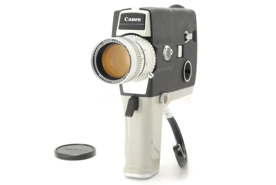 🎦[Estuche casi como nuevo] Cámara fotográfica Canon Single-8 518 con zoom automático de película de 8 mm de JAPÓN Foto 3 de 4