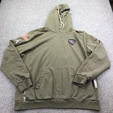 Tennessee Titans Hoodie Mens XL Green NFL Football Nike Salute To Service