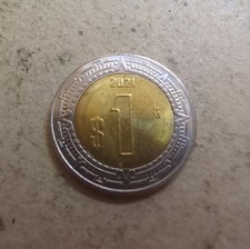 Mexico 1 Peso 2021 #-443