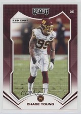 2021 Panini Playoff Red Zone Chase Young #123 0nw5