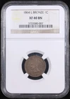 1864 NGC XF40BN L Bronze Indian Head Cent