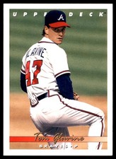 Tom Glavine 1993 Upper Deck #75 Braves MLB READ FREE SHIPPING AutographDen