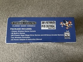 Sega MegaDrive Ryu and Sonic Special Edition Classic Console Boxed Fast Despatch