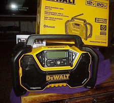 BONUS 3pc New Dewalt DCR028B 12V/20V Bluetooth Radio NIB w 5Ah battery  Charger