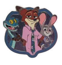 Prendedor Disney Zootopia 2 2025 Nick Wilde Judy Hopps Gary De'Snake #179798