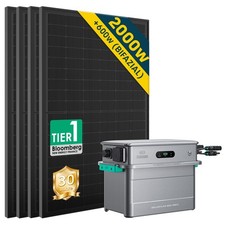 2000W Balkonkraftwerk mit Speicher 1,92kWh Zendure Solarflow 800 Pro 2, 0% MwSt