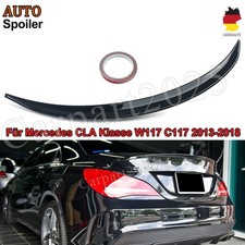 Heckspoiler Heckflügel Lippe für Mercedes CLA C117 W117 2013-2019 Klavierschwarz