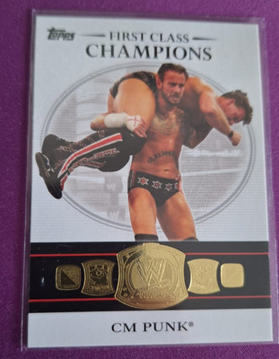2012 Topps WWE First Class Champions #20 CM Punk