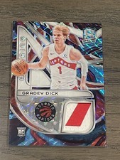 2023-24 Spectra Aspiring Patches Interstellar Gradey Dick RC #ASPGDI /75 Raptors