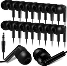 500 Pack Wired Earbuds Bulk for Classroom Ear Headphones Wired Basic Student Ear