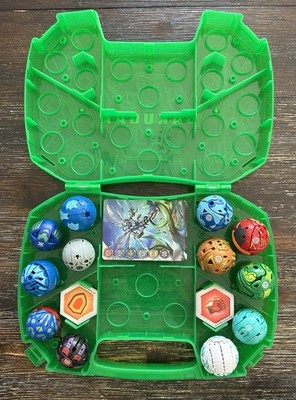 Bakugan Battle Brawlers Lot Of 12 With Green Case | eBay