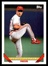 1993 Topps Scott Ruskin #328 Cincinnati Reds MLB Baseball Base Set