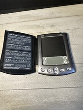 Palm Pilot m505 PDA Handheld Organizer w/ Leather Binding and Stylus Untested