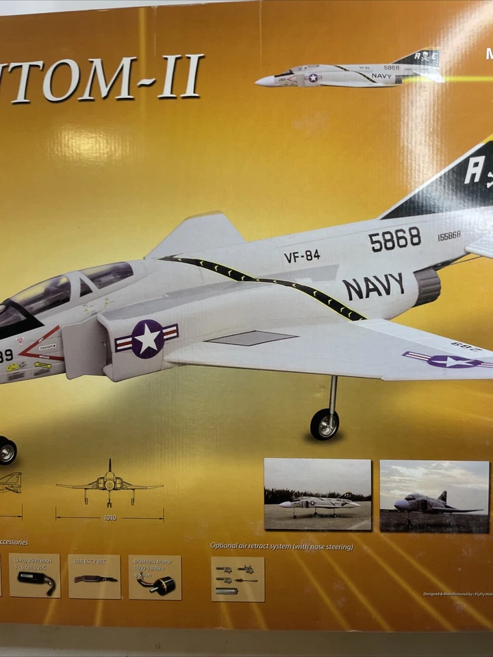 F-4 Phantom II 92mm Single EDF ENVÍO GRATUITO  Foto 3 de 4