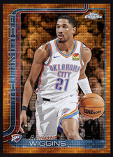 2025-26 Topps NBA Collect Topps Chrome Orange Pulsar Aaron Wiggins. SP DIGITAL