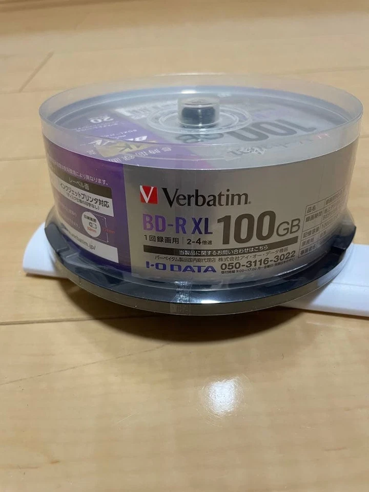 Verbatim Blu-ray Disc 20 Spindle 100GB 4X Speed BD-R XL Printable VBR520YP20SD4 - Image 2 of 3