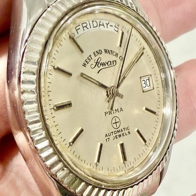 Vintage West End Watch Co. Lowan Split DayDate Automatic Men's
