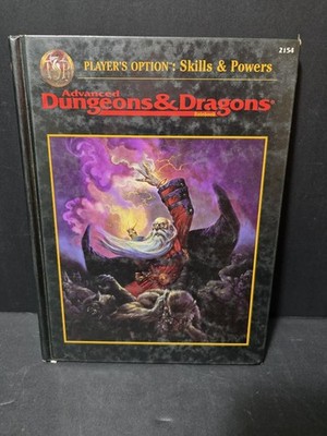 AD&D Players Option Skills & Powers RPG Book TSR 2154